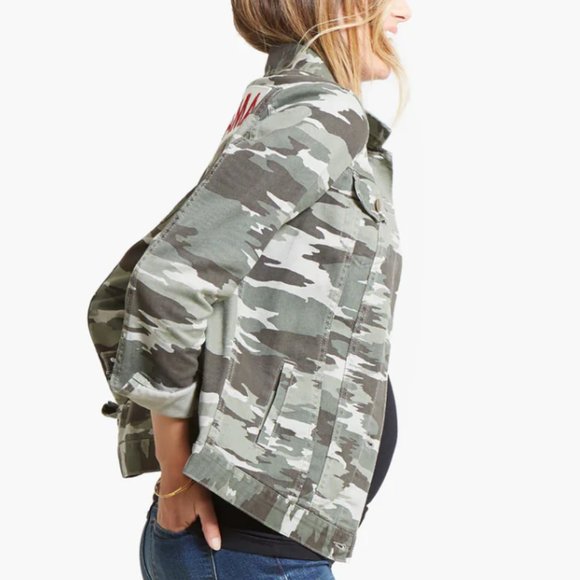 INGRID + ISABEL | Excellent Condition - Mama Camo Jacket, Size X-Large - Picture 3 of 8